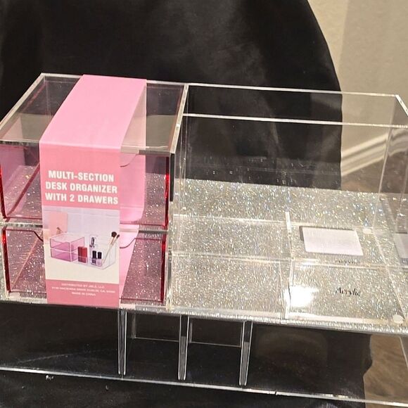 At Home Acrylic Multi-Section Organizer w/2 Drawers - Picture 8 of 10